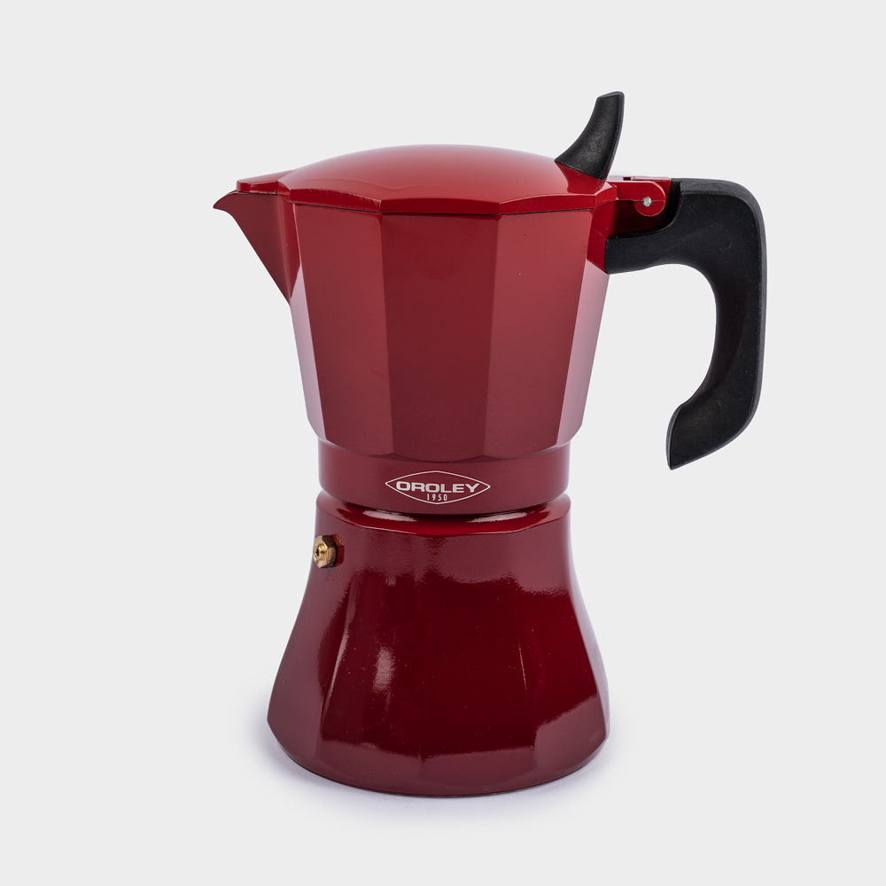 Cafetera Italiana Petra Red Induccion 6 Tazas