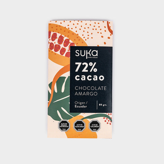 Chocolate Amarago / 72% Cacao / Barra 80gr